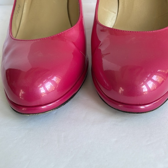 Stuart Weiztman 8.5 heels Patent Pink pumps - Picture 3 of 12
